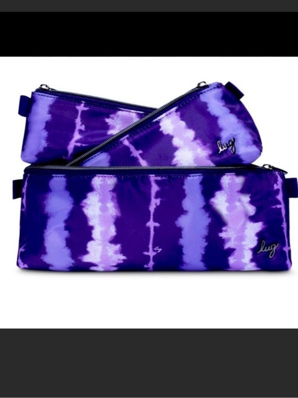 NWT: LUG SCHOONER - 3 PIECE ORGANIZING BAGS- NOT AVAILABLE- SHIBORI PURP…